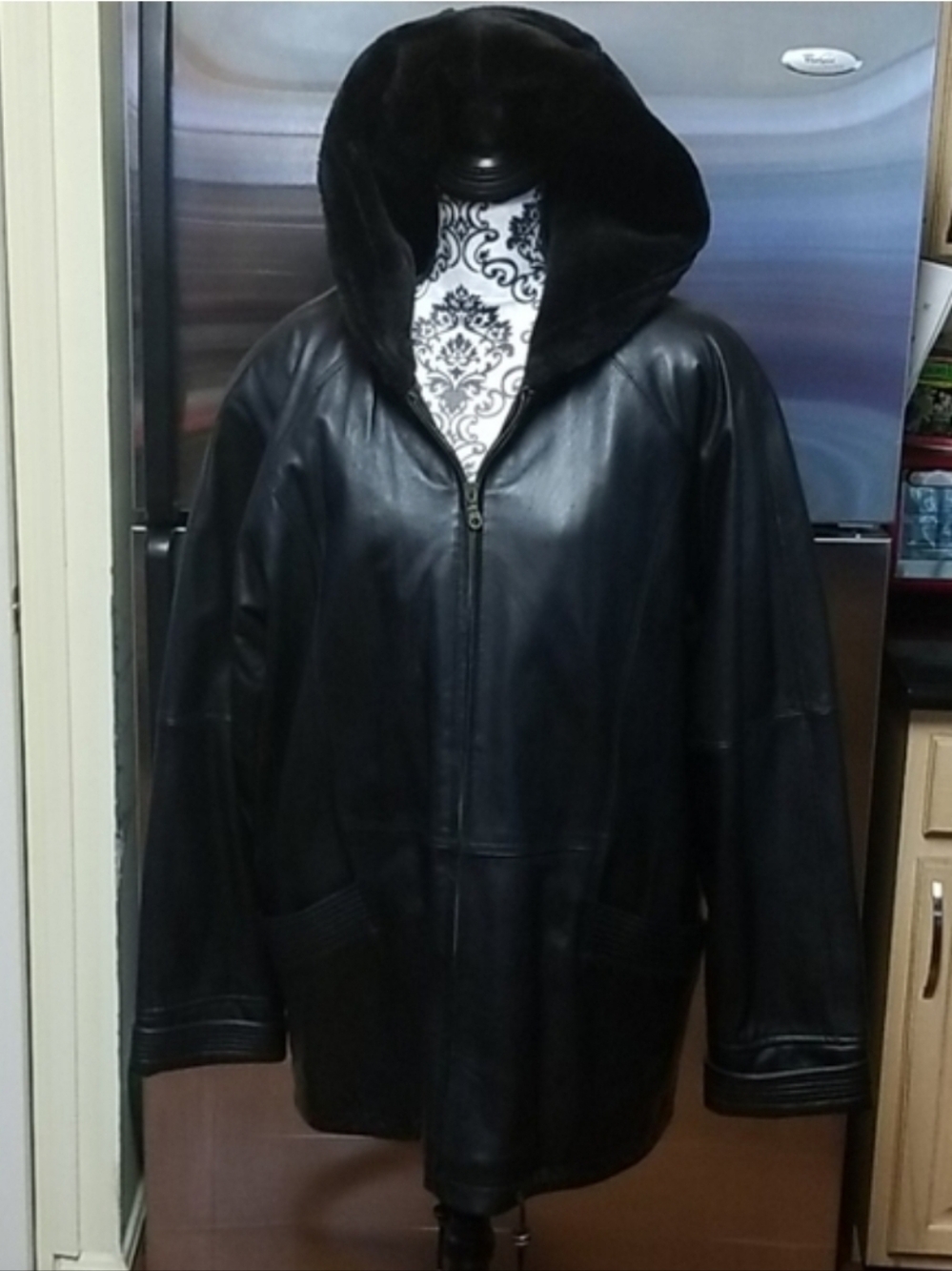 Sonoma Hooded Leather Jacket